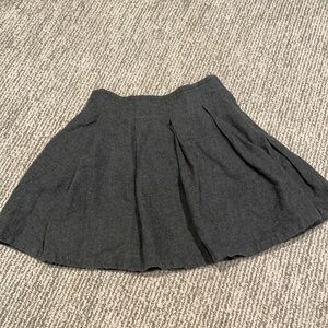 🎀 Girls gray pleated skirt